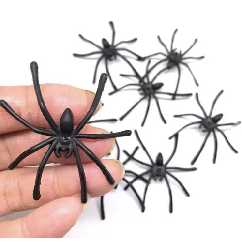 Adam Victor 40 Pieces Plastic Realistic Insects/Bugs - Fake Mice, Cockroaches, Spiders, Scorpions, Flies and Centioedes for Halloween Party Favors and Decoration