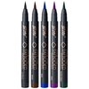 Skone Cosmetics Insanely Intense Tattooed Eyeliner Pen - 5-piece Set - Waterproof Liquid Eyeliner, Sweat Proof, Smudge Proof Liquid Eyeliner - 5 Bold Colors (Black, Brown, Navy, Plum, Hunter Green)