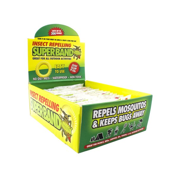 Evergreen Research SB39001 Insect Repelling SuperBand, Box of 50