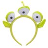 GHGMAO Alien Headband Three-eyed Monster Toy Plush Headband for Kids and Adults, Alien Costume Accessories Alien Ears for Theme Party Cosplay and Halloween Costumes (Alien-Light Green)