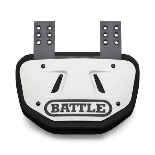 Battle Sports Back Bone Plate - Football Back Plate, Rear Lower Back Protector Hard Outer Shell & Contoured Foam, High-Impact Protection Football Gear