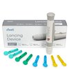 O'WELL Lancing Device Kit + 100 O'WELL Sterile Twist Top Lancets, 26 Gauge (for Thick & Callus Skin)