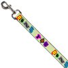 Dog Leash Punk You Legal Pad Full Color 4 Feet Long 0.5 Inch Wide