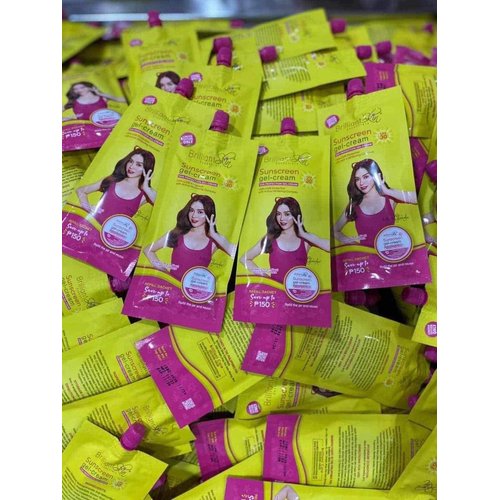 Brilliant Skin Sunscreen Gel-Cream SPF 30 Sachet Size 50 gram (Pack of 2), 3 Piece Set