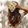 Molans Floral Bandanas Crochet Hair Scarf - 3Pcs Women Knitted Headscarf Daisy Headband Vintage Head Kerchief for Girls