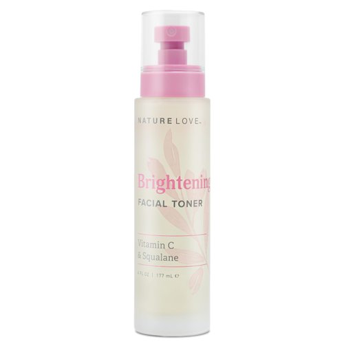 Nature Love Facial Toner - with Vitamin C & Squalane for Radiant Complexion | Made in USA, Cruelty & Paraben Free (6 Fl Oz)