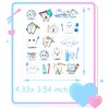 ATSMOICY 380 Tooth Temporary Tattoos Stickers Dental Hospital Dental Health Party Brush One's Teeth Themed Baby Shower Birthday Party Favors Decorations Tattoo Stickers