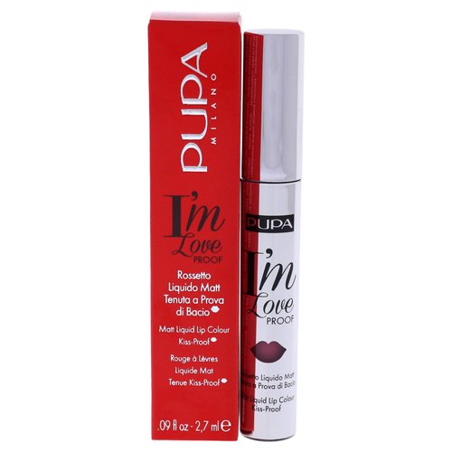 Pupa I Am Love Proof Matt Liquid Lip Color - 004 Intense Rose Milano for Women - 0.09 oz Lipstick