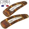 Camila Hair Clip French Hair Barrettes, 2 Inch, Set of 2, Strong Hold, No Slip Grip, Made in France