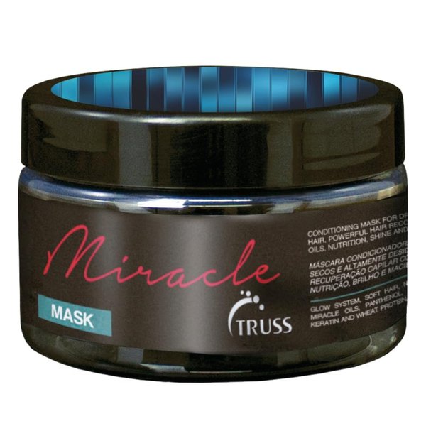 TRUSS Professional Miracle Mask - Hydrating Hair Mask + Full Protein Hair Treatment for Frizz Control, Deep Moisture and Damage Repair - Detangle + Protect with Natural Proteins + Keratin (8.8 oz)