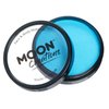 Pro Face & Body Paint Cake Pots by Moon Creations - Aqua - Professional Water Based Face Paint Makeup for Adults, Kids - 1.26oz