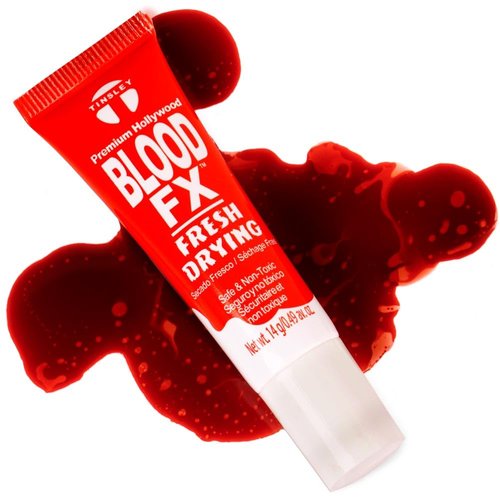 Tinsley Transfers Red Drying Blood Fx Makeup Adult Accessory, Multicolor
