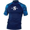 Scubapro Men UPF 50 Rash Guard, Short Sleeve, Aegean, S
