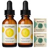 Mad Hippie Vitamin C Serum 2-Pack – Brightening Serum with Hyaluronic Acid, Ferulic Acid, Vitamin E, 1.02 Oz Ea + Varying Pillow Packs