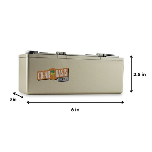 Cigar Oasis Excel Humidifier Refill Cartridge - Replacement Part Accessory - Electronic Humidor Systems Humidifier for Cigars - Easy Clip Attachment - Long Lasting Sealed Design