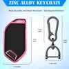 QBUC for KIA Key Fob Cover with keychian,TPU Protection Key Case Compatible with Telluride 2023 2024 2025 EV5 Sorento K4 K5 GT-Line Remote Smart Key Fob Protector (Pink)
