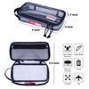 Rough Enough TSA Approved Toiletry Bag Clear Travel Toothbrush Case Shaving Kit Bag Organizer Pouch for Men Women