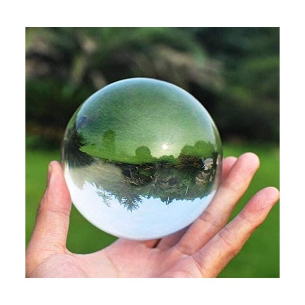 SUMAG Clear Acrylic Ball Crystal Ultra Manipulation Contact Juggling Ball Funny Gadgets for Magicians (70 mm)