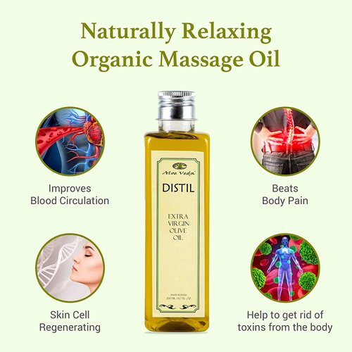 Aloe Veda Distil Extra Virgin Olive Massage Oil 200Ml