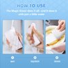 squish Magic Sponge Eraser, 10 Count Magic Cleaning Pads for Walls Oven, Kitchen, and Shoe Cleaner, Magic Erasers with Melamine Foam, Universal Cleaner