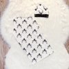 IWOKA Soft Newborn Baby Deer Print Blanket Bedding Blanket Wrap Swaddle Blanket Bath Towel+Hat (Deer Print)