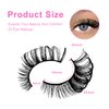 7 Pairs Fox Eye Lashes Flu-ffy 20mm Cat-Eye Lashes Curly Volume Eyelashes Faux Mink Lashes that Look Like Extensions Lashes Wispy False Eyelashes Natural Look(Fox-17)
