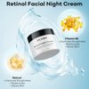 Anti-Wrinkle Night Cream, Retinol Facial Night Cream, Daily Anti-Aging Face Moisturizer for Fight Fine Lines & Wrinkles, 1.7 FL OZ