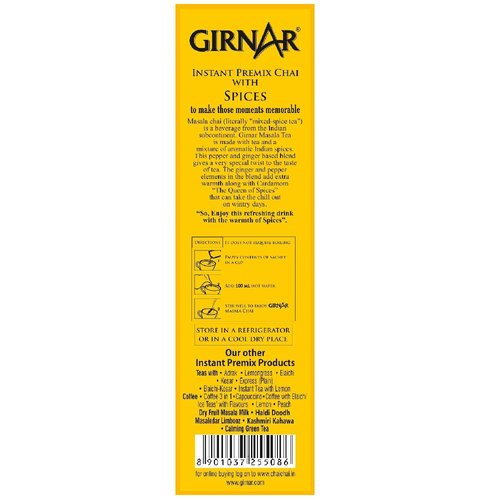 Girnar Instant Chai (Tea) Premix With Masala, 10 Sachet Pack