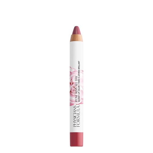 Physicians Formula Rosé Kiss All Day Glossy Lipstick Lip Color Makeup, Red Blush Blushing Mauve | Dermatologist Tested, Clinicially Tested