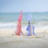 Gemini&Genius 2Pcs Squids Toys, Marine Bioluminescent Animals Cuttlefishes Toys Sea Animal Action Figures Gift Great for Educational, Cake Topper, Swim, Bath Toys, Stocking Stuffers for Kids