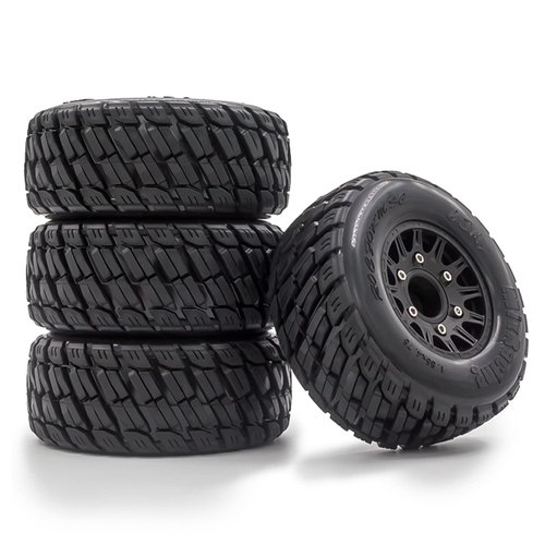 GoolRC RC Car Tires 4pcs Replacements for 12MM 14MM 17MM ARRMA Replacmenet for TRX HSP Tamiya HPI Off-Road Vehicle Short TruckRC Car Wheels RC Car Tires 3