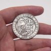 Hobo Coin Collection Challenge Coin E Pluribus Unum Art Vagrant Coins Collectible Commemorative Coin Antique Silver Plated Lucky Gift (Skull Finger-01)