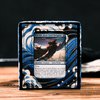 KakapopoTCG The Shogun Deckimono: a Kimono Deck Box for MTG Magic FaB EDH Commander YGO DND Spell Cards FaB PTCG TCG (Winter Waves)