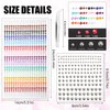 900pcs Acrylic Face Rhinestone Gems Stickers + 165pcs Lip Gem Stickers, Self Adhesive Jewels Diamonds Rave Stickers with Tweezers for Face Hair Eyes Nail Body Makeup DIY Craft Festival Decoration