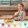 Cause and Effect Toy for 1 Year Old, Pop Up Dinosaur Toys, Montessori Developmental Toy for Baby Interactive Sensory Toy for Toddlers 1-3, Early Learning Toys for 6-9-12 Months Girl Boy Birthday Gifts