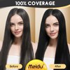 IIIMEIDU Black Hair dye Shampoo 3 in 1, Natural Hair Color Shampoo for Gray Hair, Shampoo Tinte Para el Cabello for Women and Men 100% Grey Hair Coverage, 350ml
