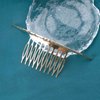 Iaceble Boho Bar Hair Comb Barrette Minimalist Gold Hair Comb Geometry Hair Clip Comb Metal Hair Piece Accessories for Women and Girl Headdress
