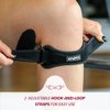 KARM Plus Size Knee Braces for Knee Pain Plus Size – Patellar Tendon Support Strap, Patella Knee Strap, Patellar Stabilizing Knee Brace Plus Size. Jumpers Knee (Plus Size; Pair of 2 Straps Black)