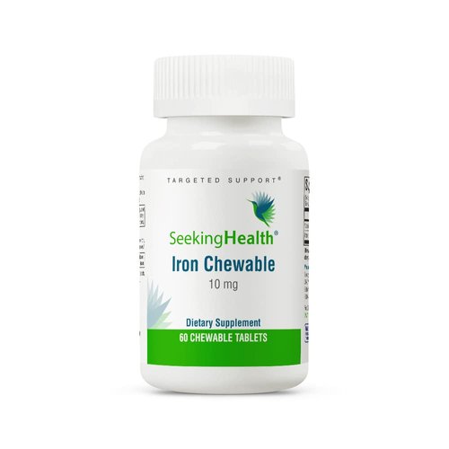 Seeking Health Iron Chewable, with Vitamin C, Supports Healthy Blood and Muscle Development, Vega...