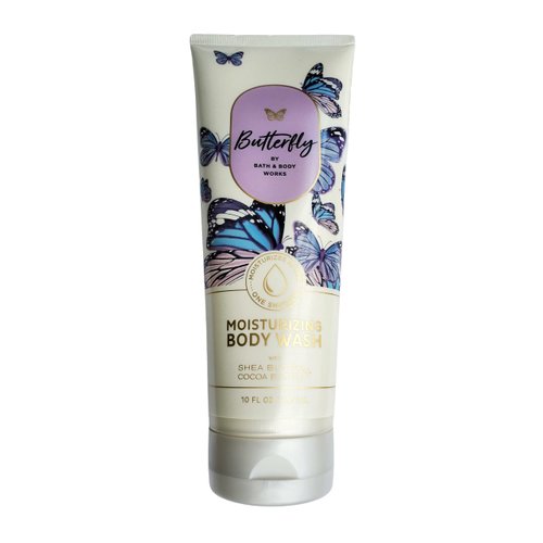 Bath and Body Works Butterfly Shea Butter and Cocoa Butter Moisturizing Body Wash 10 oz (Butterfly)