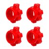Kisangel 4Pcs Dumbbell Screw Nut Spinlock Collars Dumbbell Fixed Nut Barbell Collars Nut for Fitness Dumbbell Weight