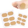 Yimanduo 18 Pieces Toe Cushions Pad, Fabric Toe Bunion Protector Pads, Corn Cushions Bunion Relief Pads for Reduce Rubbing, Callus,Friction Etc Adhesive Pads Sticky