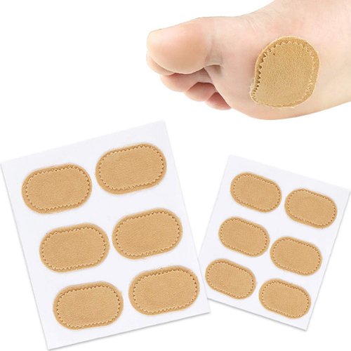 Yimanduo 18 Pieces Toe Cushions Pad, Fabric Toe Bunion Protector Pads, Corn Cushions Bunion Relief Pads for Reduce Rubbing, Callus,Friction Etc Adhesive Pads Sticky