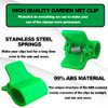 Greenhouse Clamps for 1/2 Inch PVC Pipe, Greenhouse Hoops,Garden Support Frame, Grow Tunnel,Plant Support Garden Stakes.For Fixing Plant Cover, Greenhouse Plastic Sheeting, Film Row Cover, Garden Net.