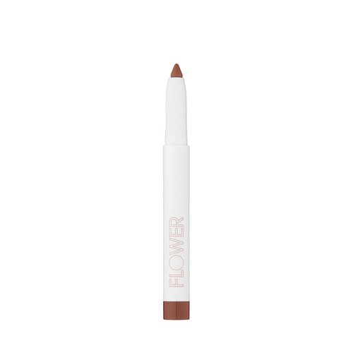 FLOWER BEAUTY By Drew Barrymore Scribble Stick Lip Liner + Eyeliner - Smooth Application + Blendable - 2-in-1 Lip + Eye Liner (Caramel)