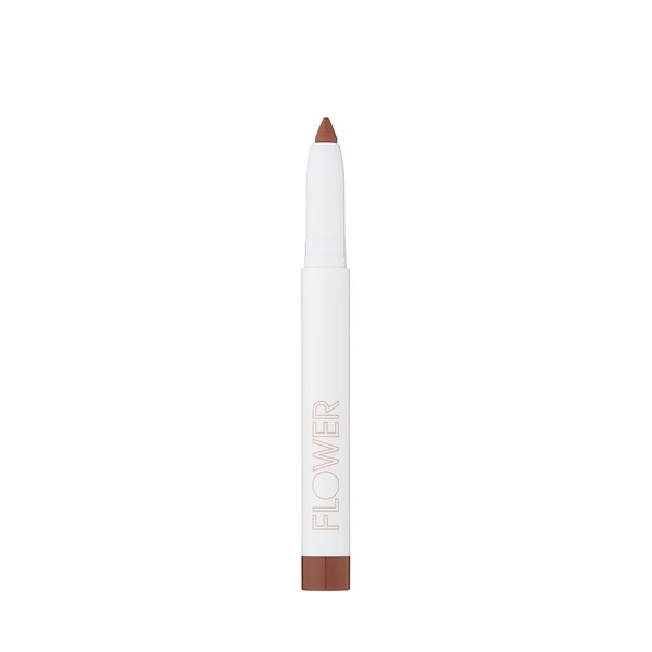 FLOWER BEAUTY By Drew Barrymore Scribble Stick Lip Liner + Eyeliner - Smooth Application + Blendable - 2-in-1 Lip + Eye Liner (Caramel)