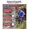 InsectGuard - Permethrin Treated Tick Gaiters/Sleeves and Mosquitoes Flies Chiggers & More Insect Repellent 4 Inch Long Pair (White) One Size Fits All Up to Adult Medium