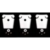 Aftermarket Igloo Cooler Plastic Replacement Latch, Post & Screws (Part #24013) (3)