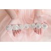 fxmimior Head Piece Flower Girl Wedding Crystal Rhinestones Headband Hair Accessories Headwear (3)