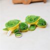 Jowxsx Turtle Stuffed Mini Sea Turtle Animal Plush Turtle Adorable Cute Stuffed Animal Party Decorations for Adults for Birthday Gift Bag Accessories Birthday Beach Ocean Supplies Car Keychain
